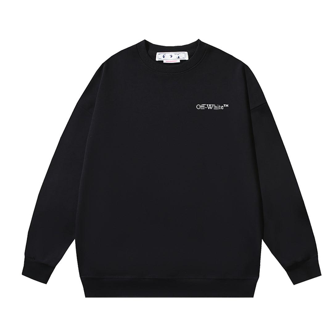 OFF-WHITELogo Print Sweatshirt - Premium Cotton Pullover