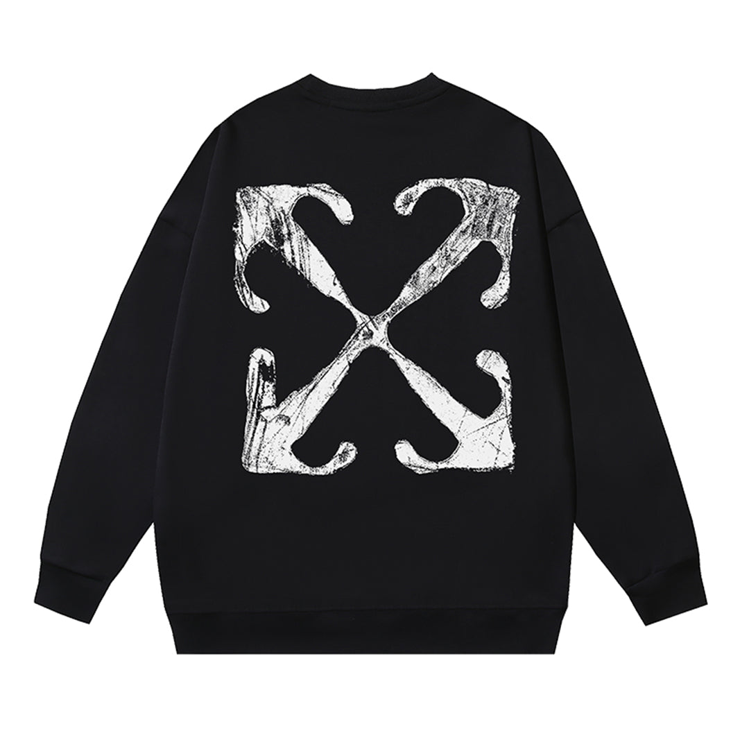 OFF-WHITELogo Print Sweatshirt - Premium Cotton Pullover