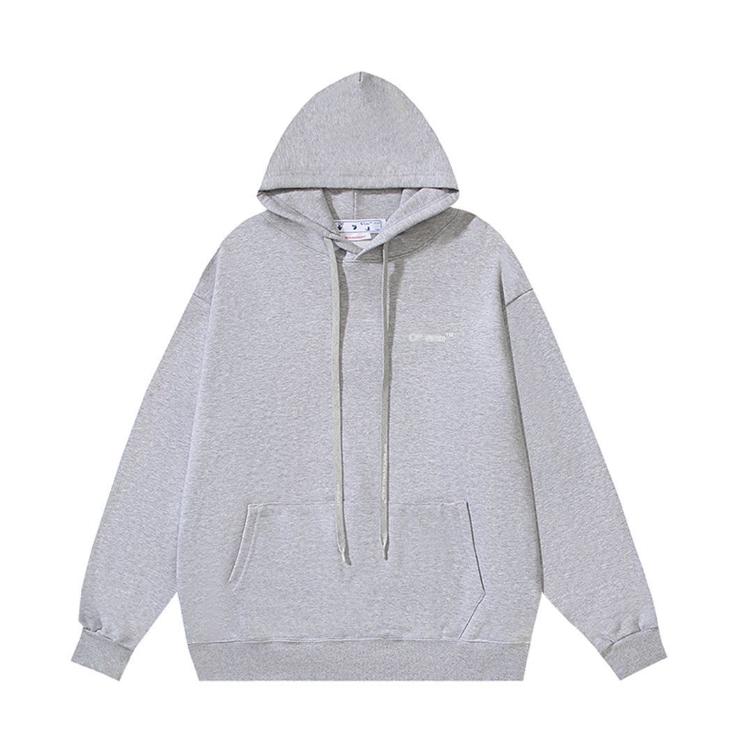 OFF-WHITELogo Print Hoodie - Premium Cotton Streetwear Pullover