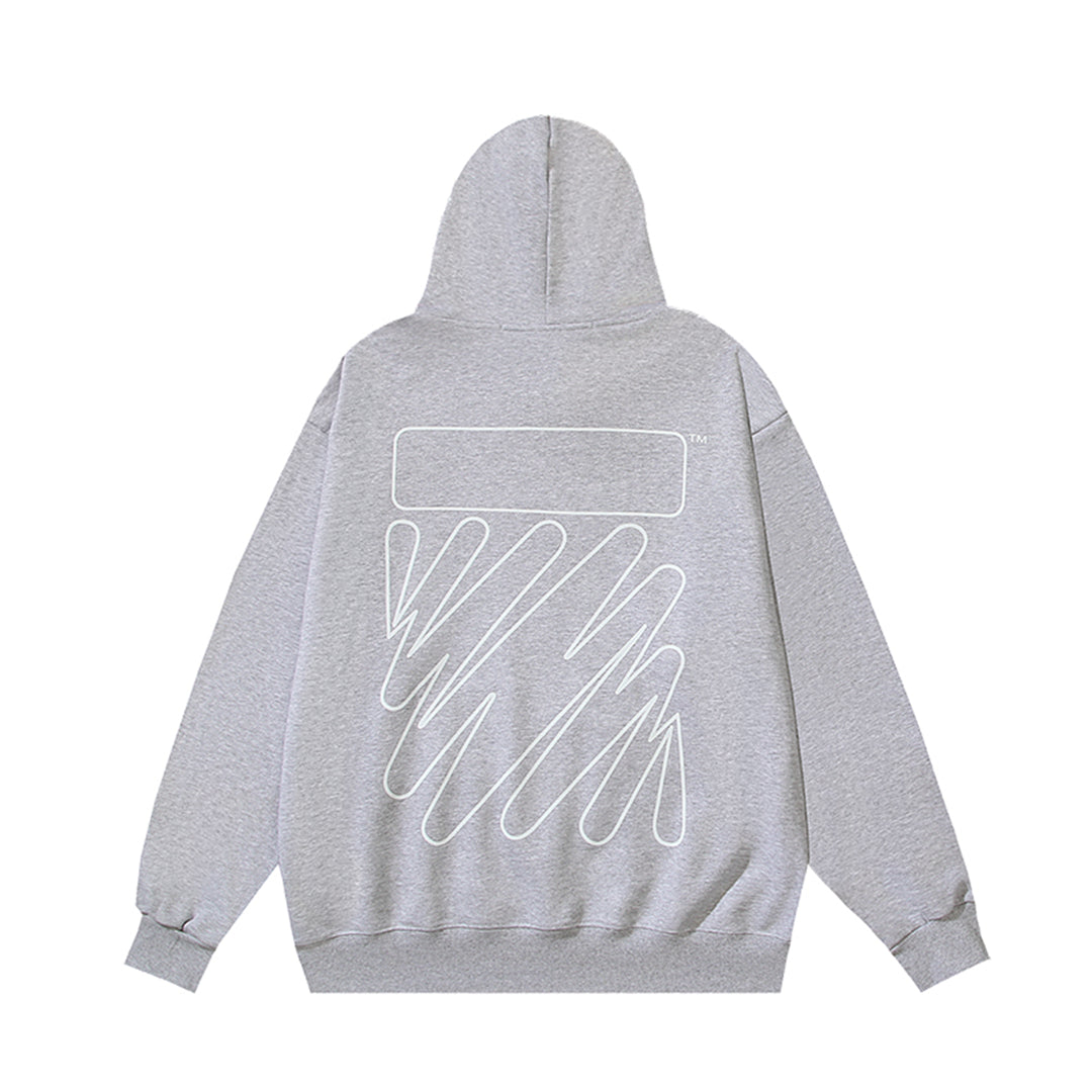 OFF-WHITELogo Print Hoodie - Premium Cotton Streetwear Pullover