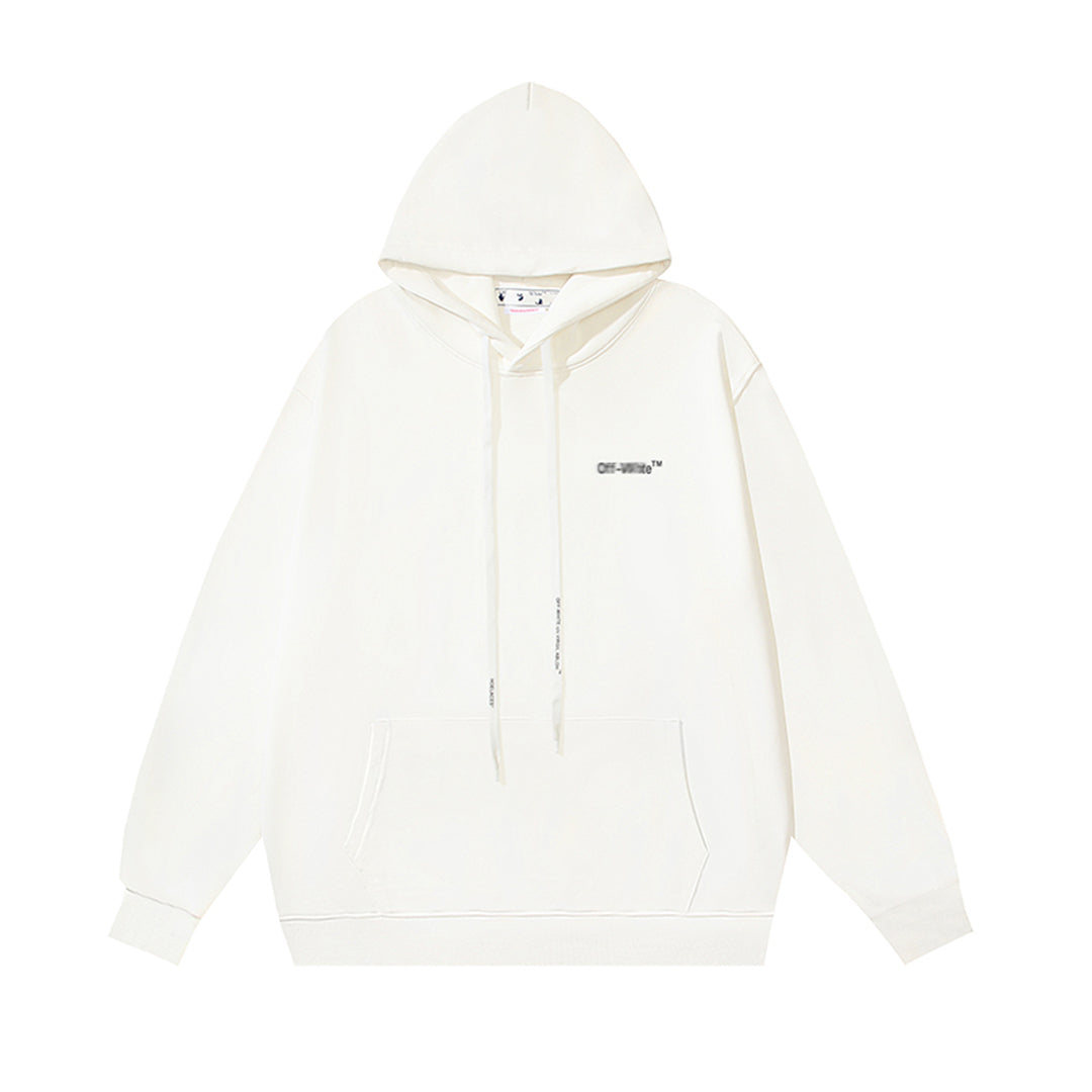 OFF-WHITELogo Print Hoodie - Premium Cotton Streetwear Pullover
