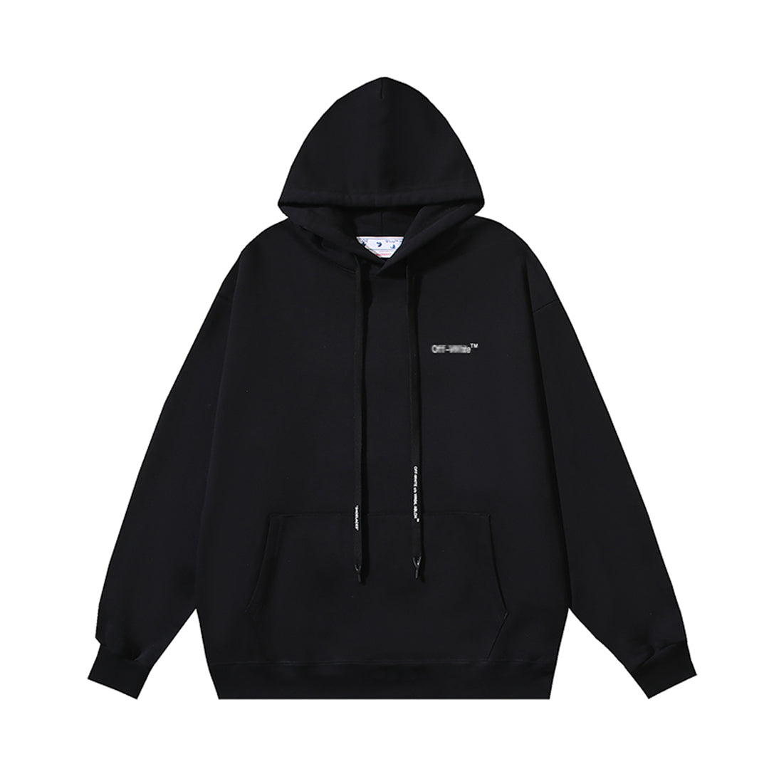OFF-WHITELogo Print Hoodie - Premium Cotton Streetwear Pullover