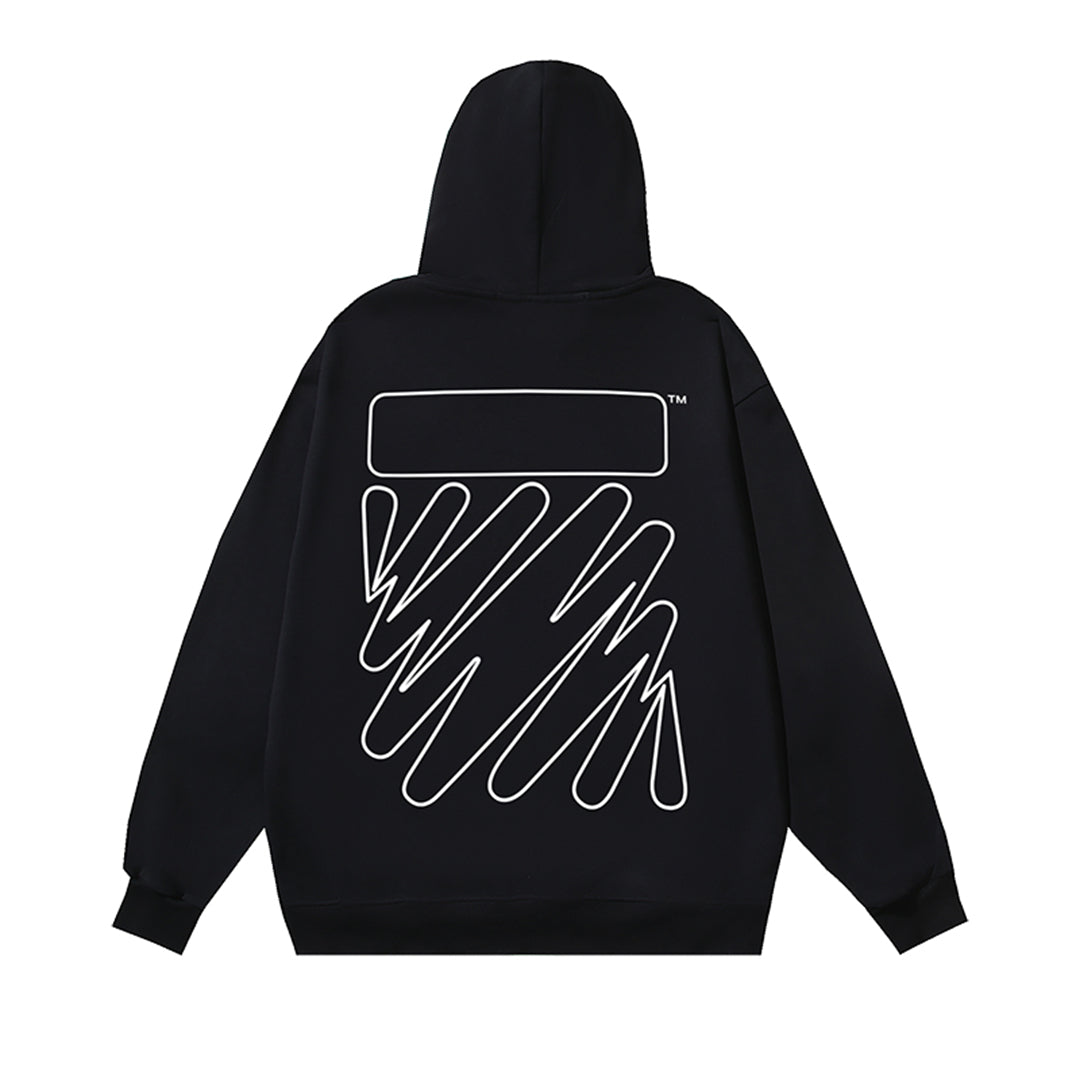 OFF-WHITELogo Print Hoodie - Premium Cotton Streetwear Pullover
