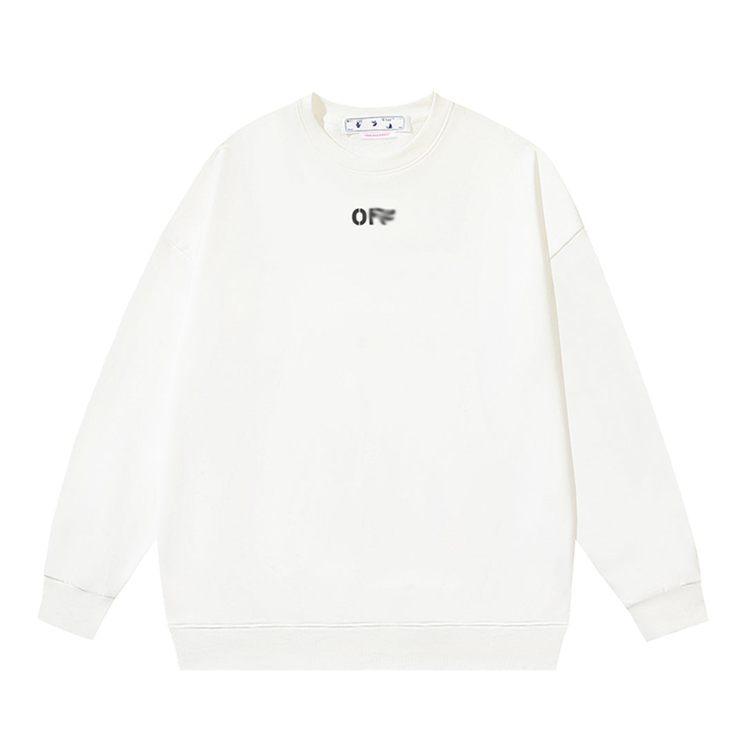 OFF-WHITELogo Print Sweatshirt - Premium Cotton Streetwear Essential