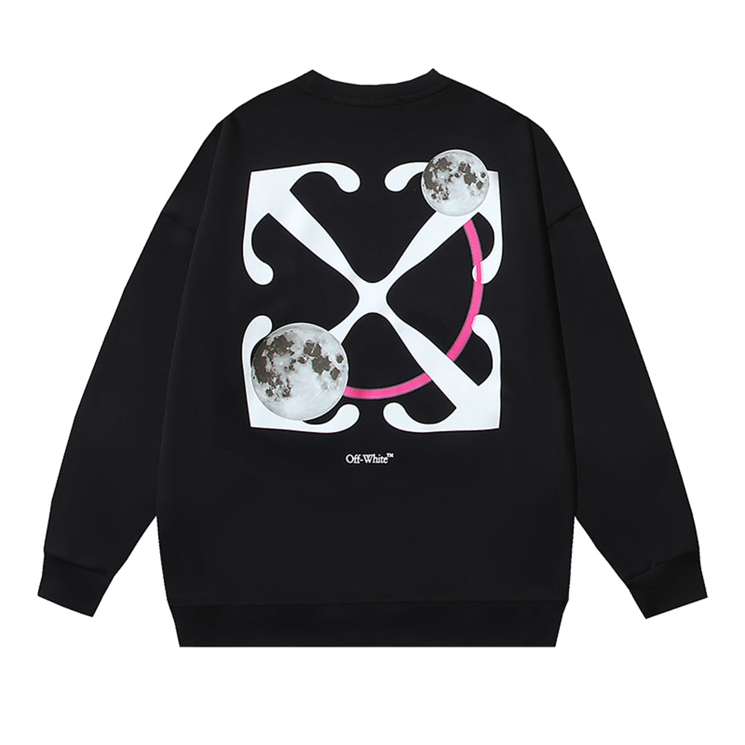 OFF-WHITELogo Print Sweatshirt - Premium Cotton Streetwear Essential