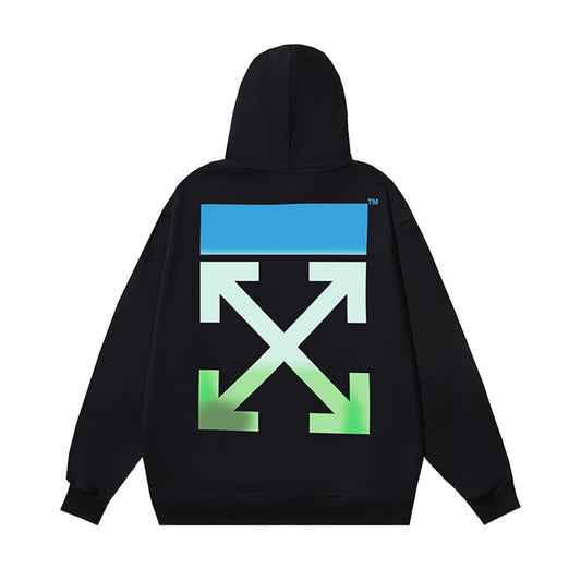 OFF-WHITELogo Print Hoodie - Premium Cotton Pullover