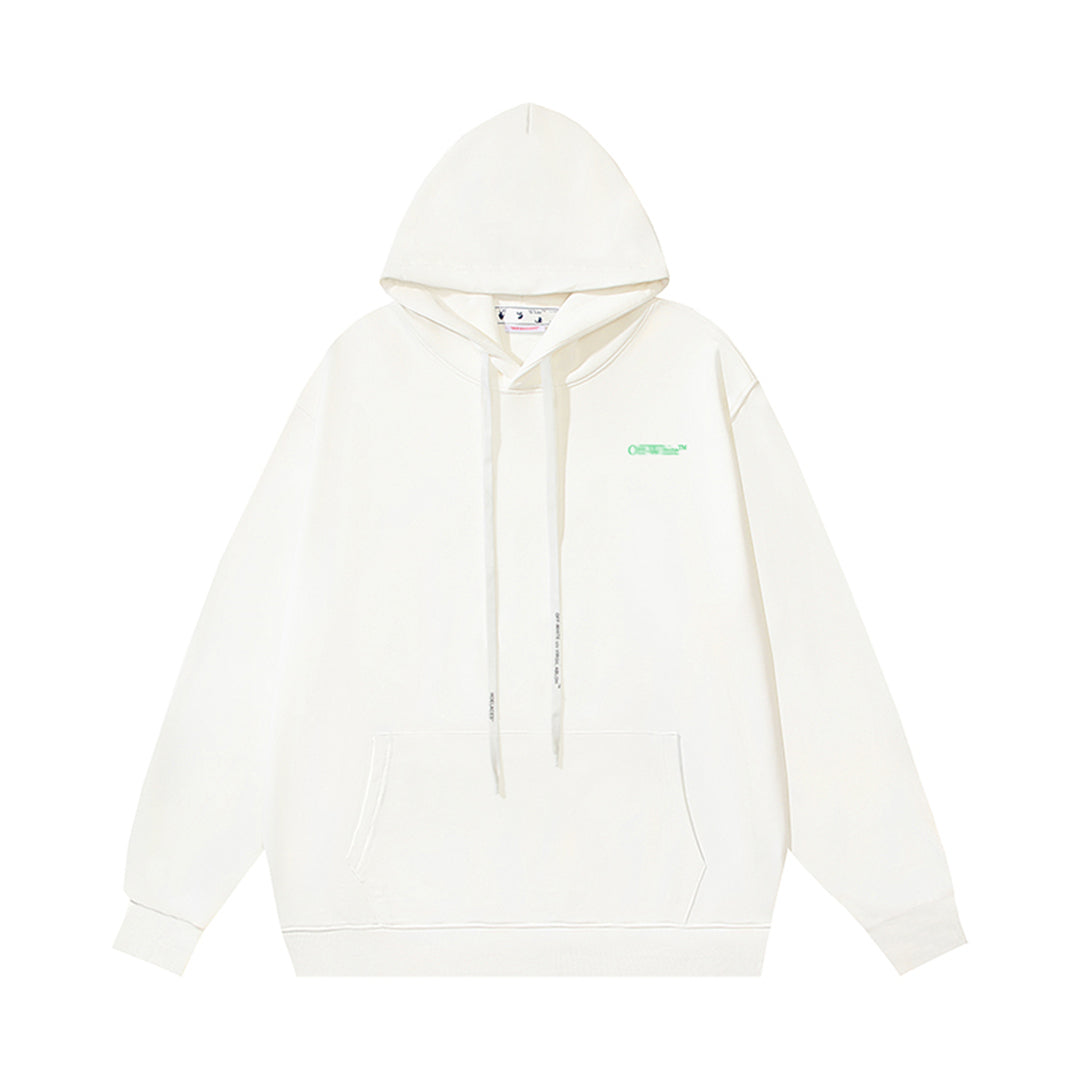 OFF-WHITELogo Print Hoodie - Premium Cotton Pullover
