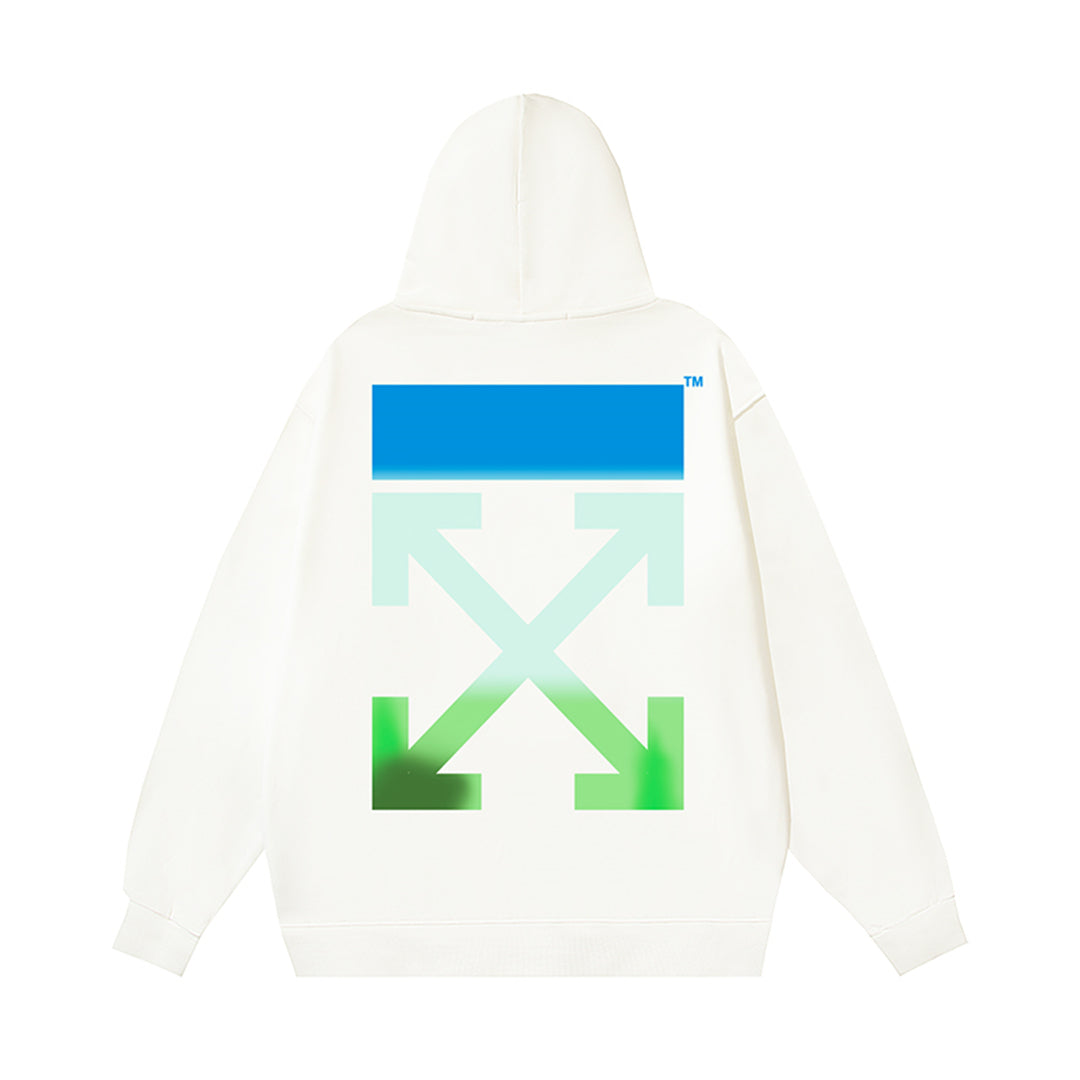 OFF-WHITELogo Print Hoodie - Premium Cotton Pullover