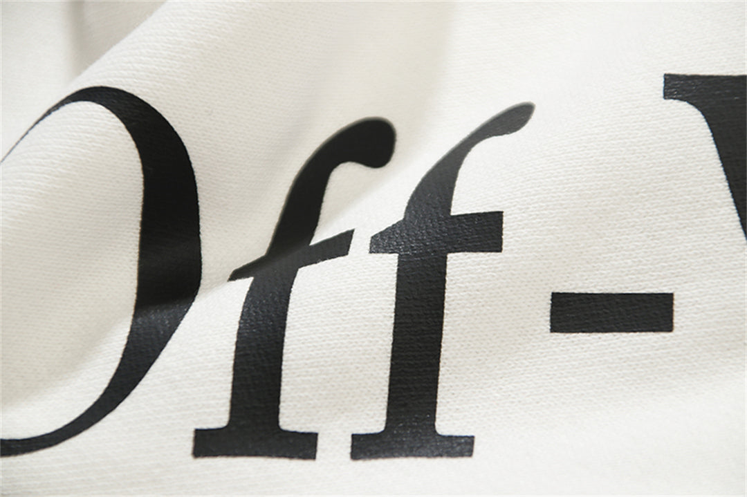 OFF-WHITELogo Print Hoodie - Premium Cotton Pullover