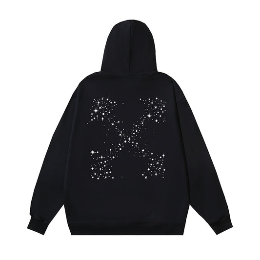 OFF-WHITELogo Print Hoodie - Premium Cotton Pullover