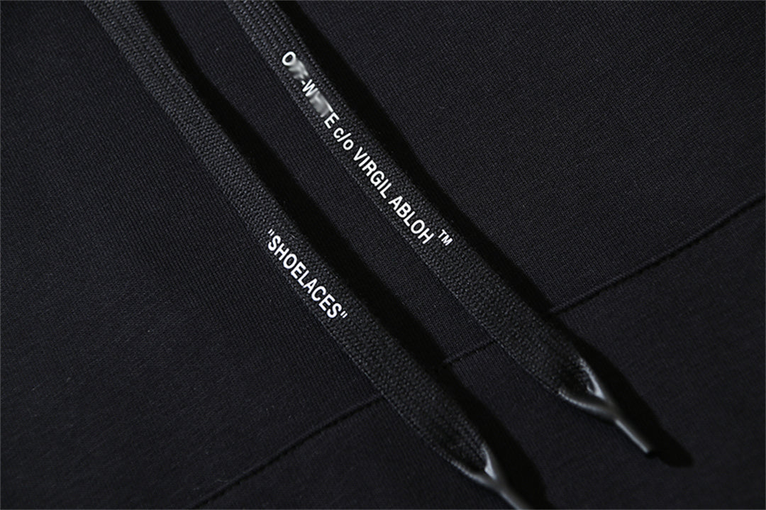 OFF-WHITELogo Print Hoodie - Premium Cotton Pullover