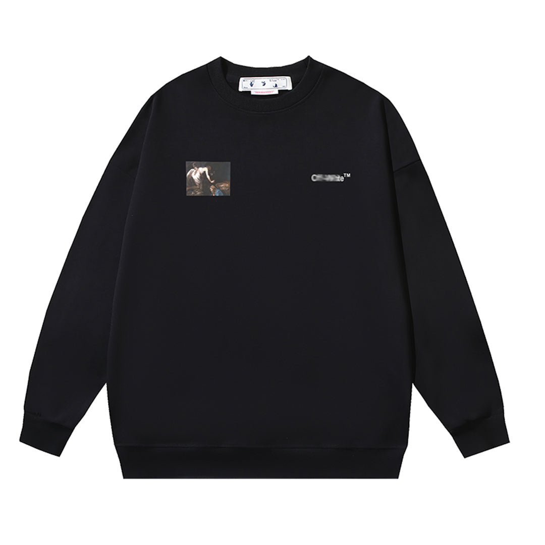 OFF-WHITELogo Print Sweatshirt - Premium Cotton Pullover