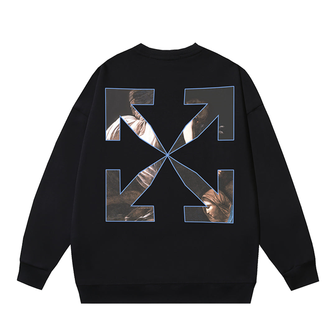 OFF-WHITELogo Print Sweatshirt - Premium Cotton Pullover