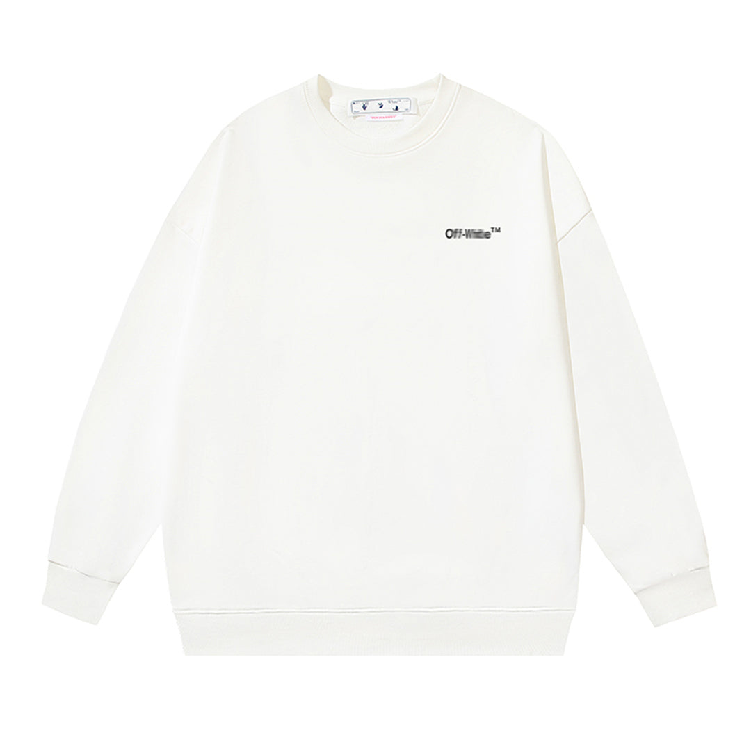 OFF-WHITELogo Print Sweatshirt - Premium Cotton Pullover