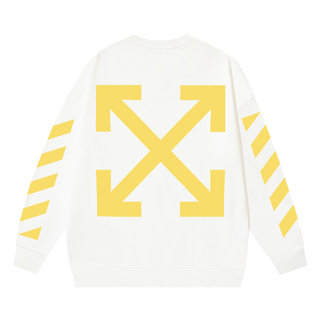 OFF-WHITELogo Print Sweatshirt - Premium Cotton Pullover