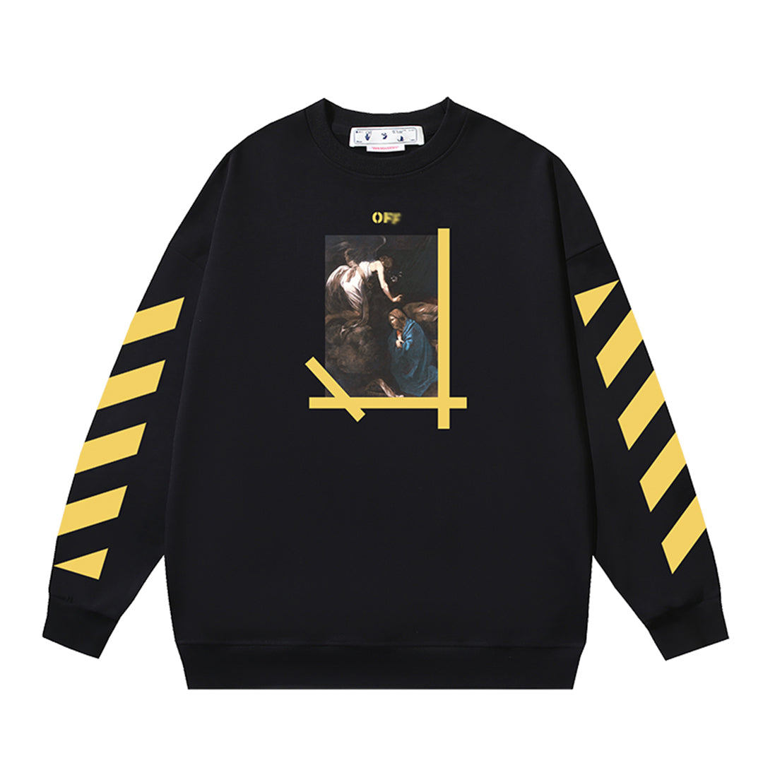 OFF-WHITELogo Print Sweatshirt - Premium Cotton Pullover
