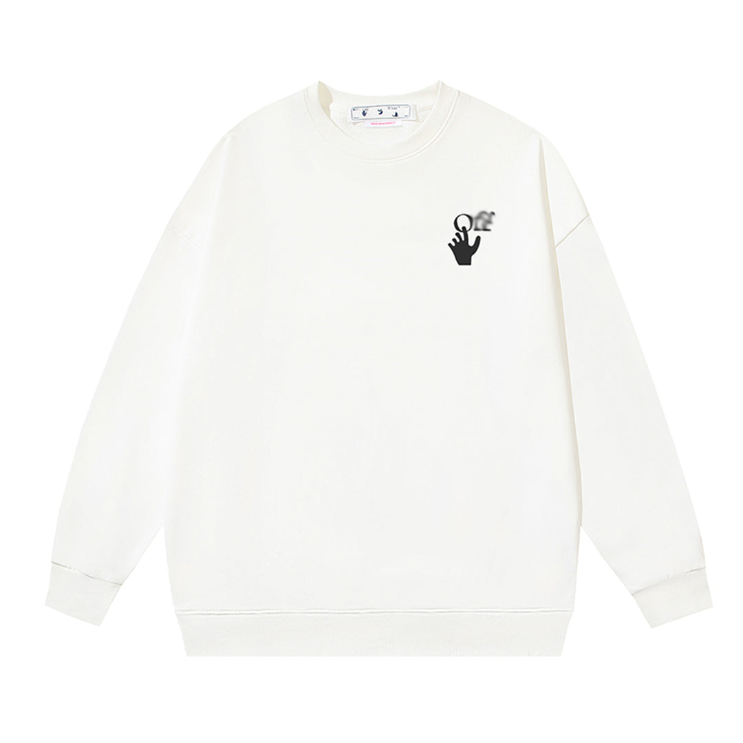 OFF-WHITELogo Print Sweatshirt - Premium Cotton Pullover