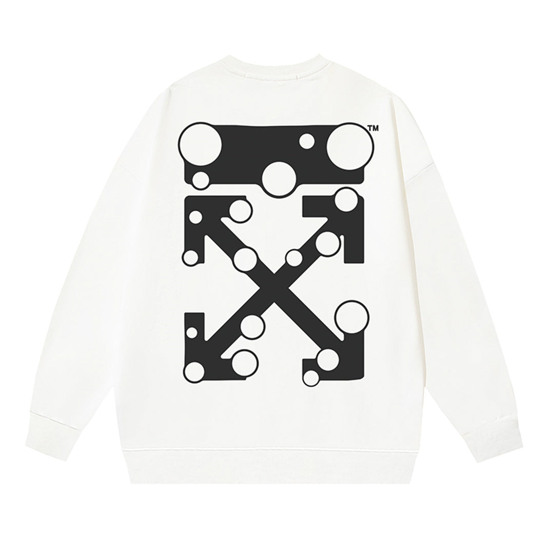 OFF-WHITELogo Print Sweatshirt - Premium Cotton Pullover
