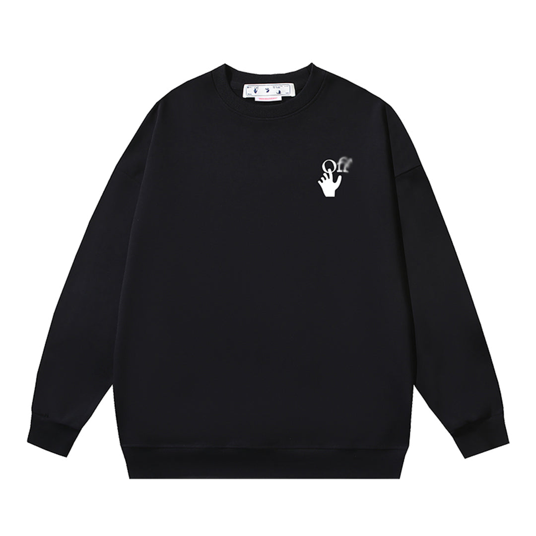 OFF-WHITELogo Print Sweatshirt - Premium Cotton Pullover