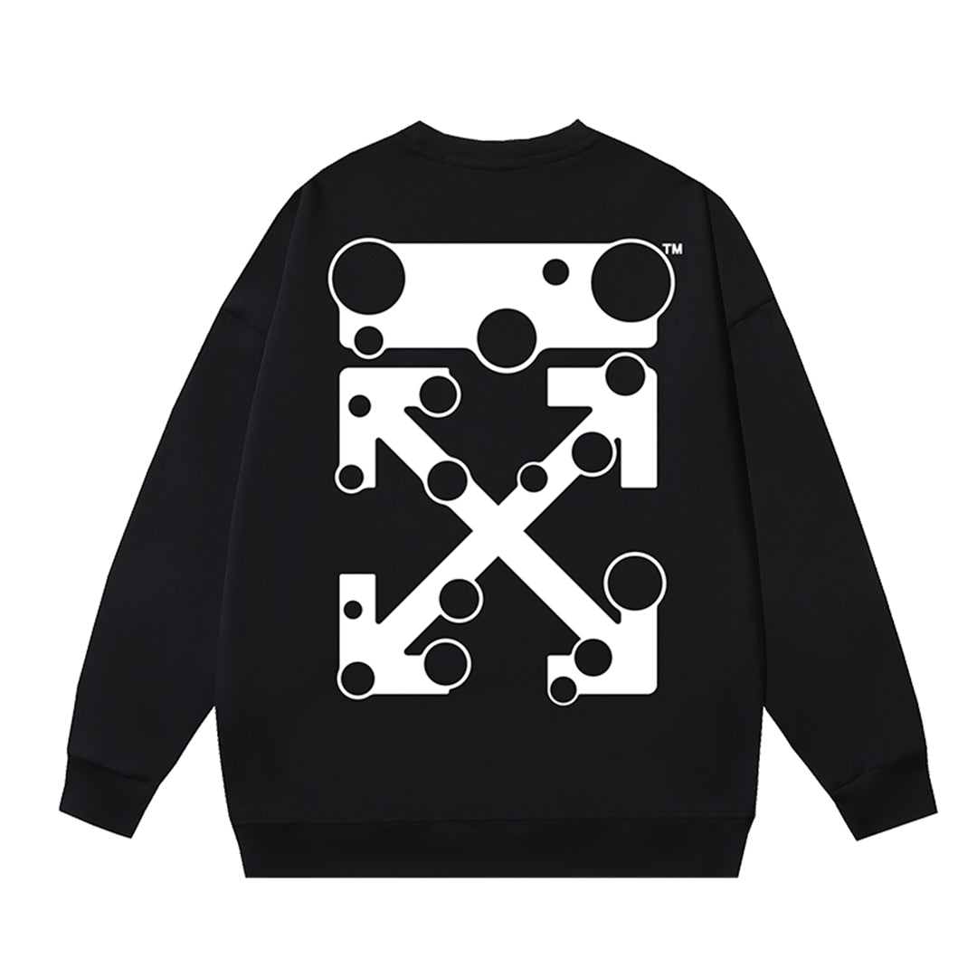 OFF-WHITELogo Print Sweatshirt - Premium Cotton Pullover