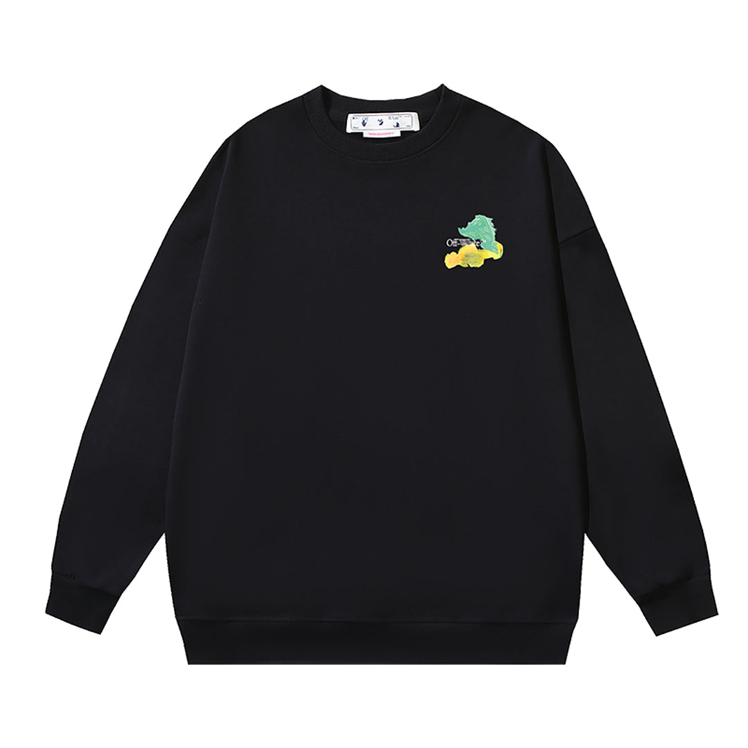 OFF-WHITELogo Print Sweatshirt - Premium Cotton Pullover