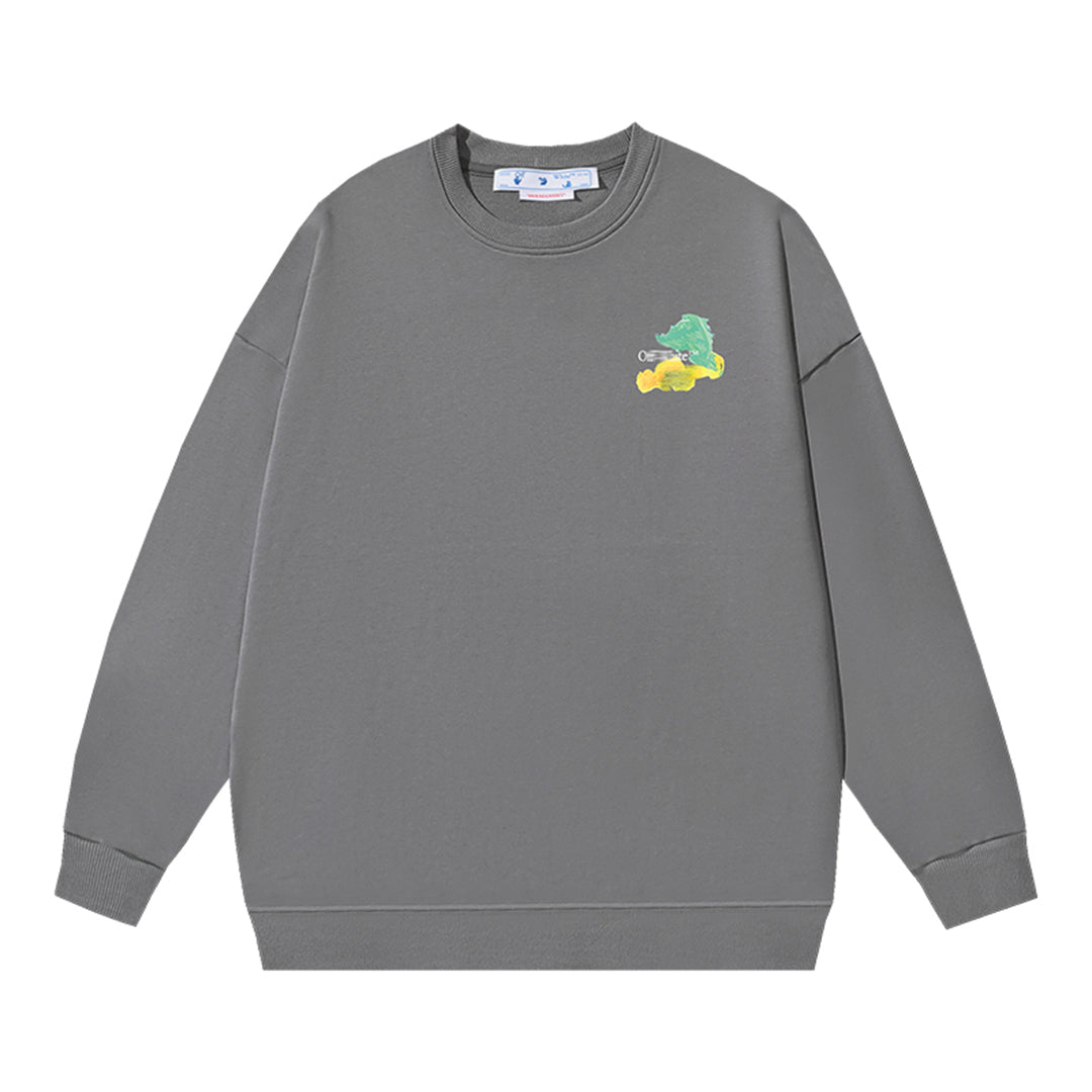 OFF-WHITELogo Print Sweatshirt - Premium Cotton Pullover