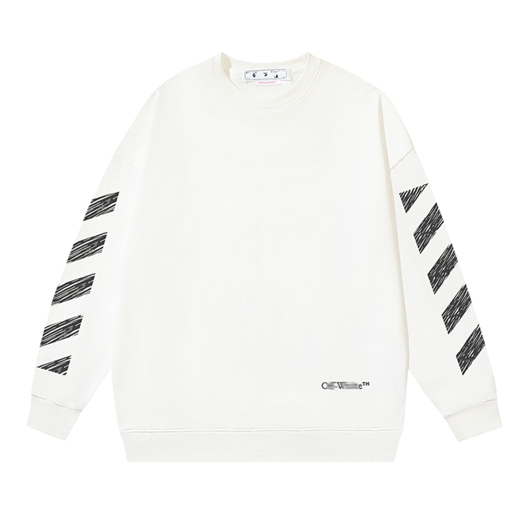 OFF-WHITELogo Print Sweatshirt - Premium Cotton Pullover