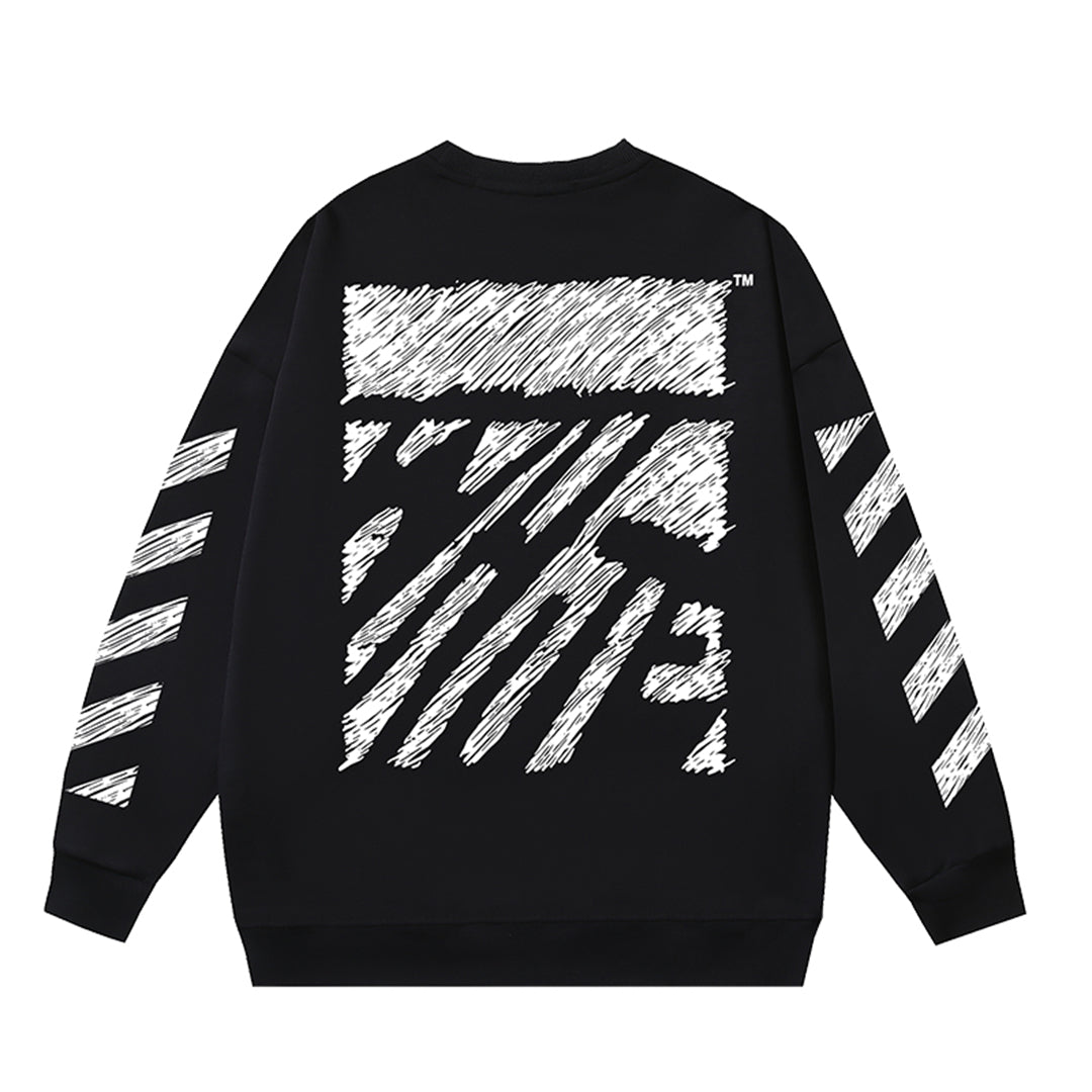 OFF-WHITELogo Print Sweatshirt - Premium Cotton Pullover