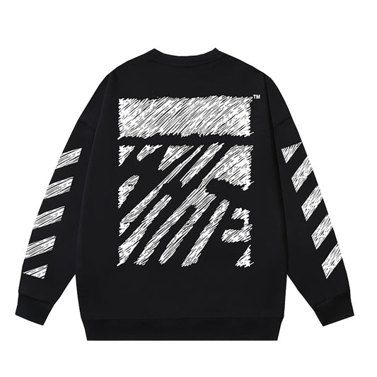 OFF-WHITELogo Print Sweatshirt - Premium Cotton Pullover