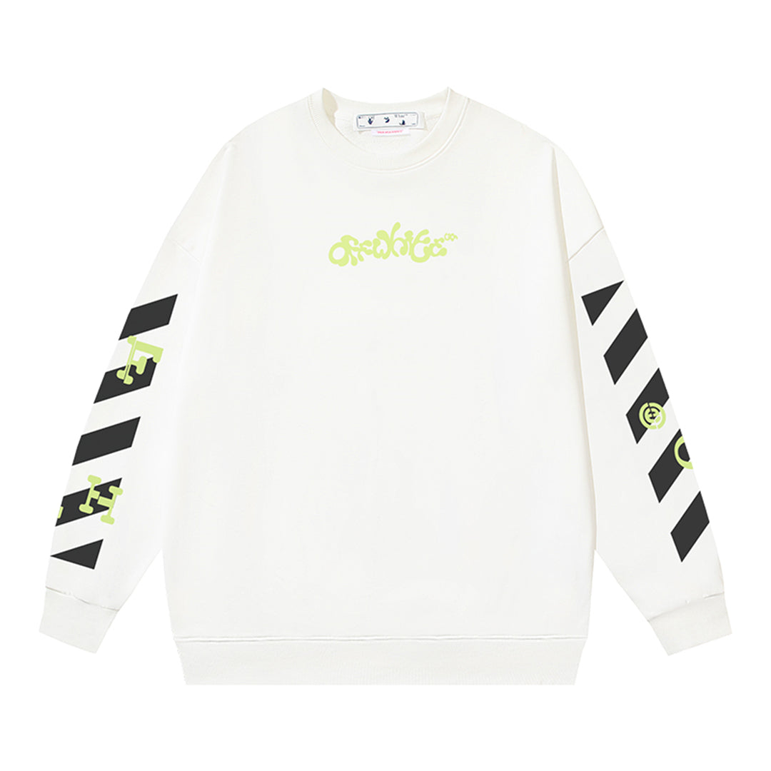 OFF-WHITELogo Print Sweatshirt - Premium Cotton Pullover