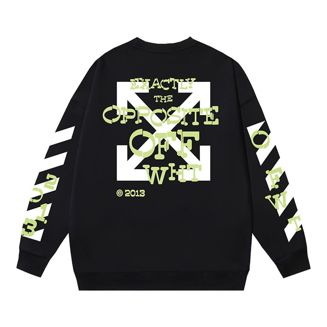 OFF-WHITELogo Print Sweatshirt - Premium Cotton Pullover