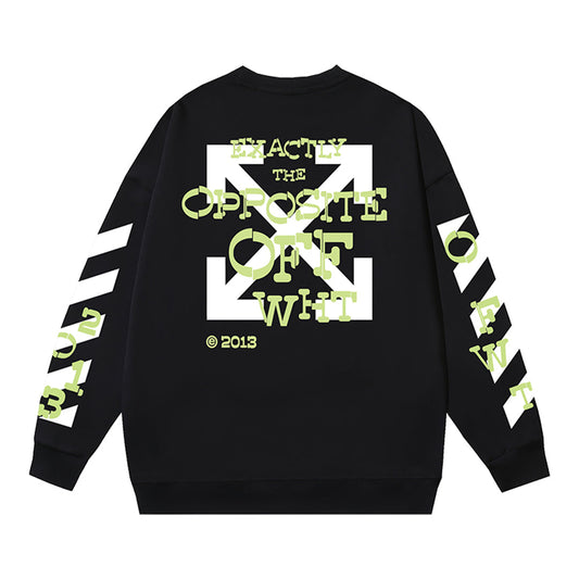 OFF-WHITELogo Print Sweatshirt - Premium Cotton Pullover