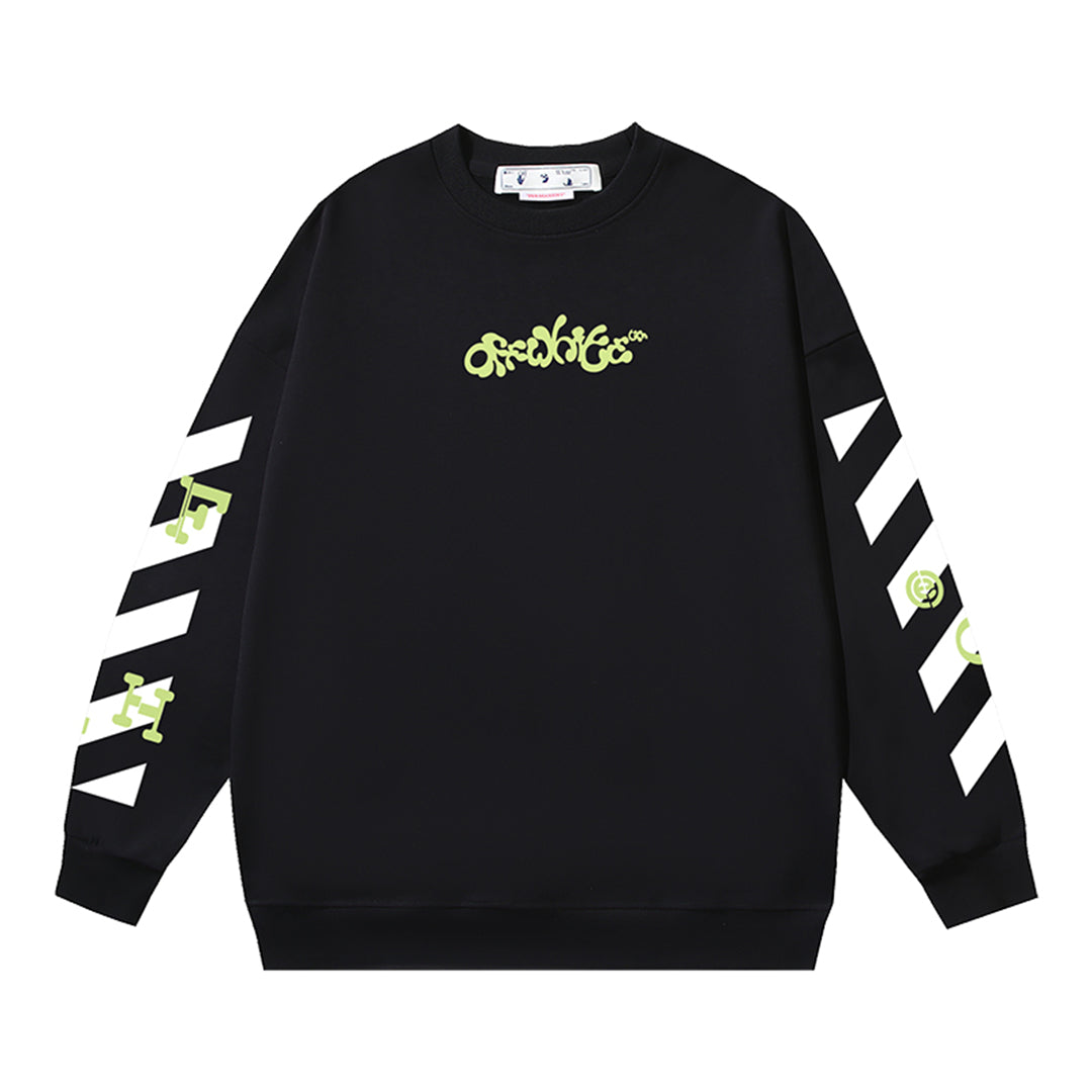 OFF-WHITELogo Print Sweatshirt - Premium Cotton Pullover