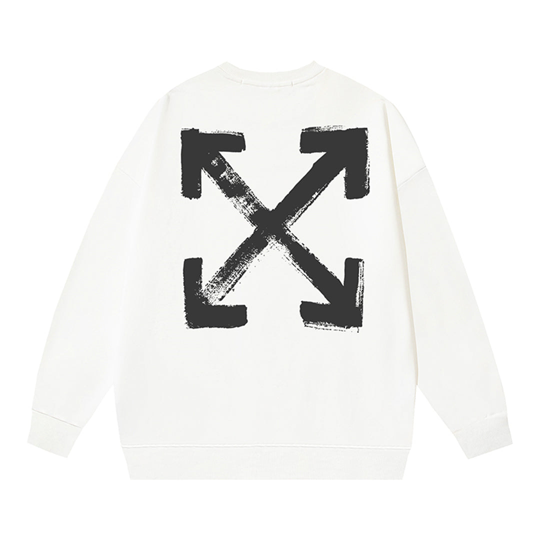 OFF-WHITELogo Print Sweatshirt - Premium Cotton Pullover