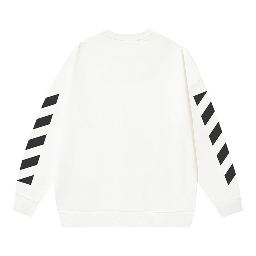 OFF-WHITELogo Print Sweatshirt - Premium Cotton Pullover