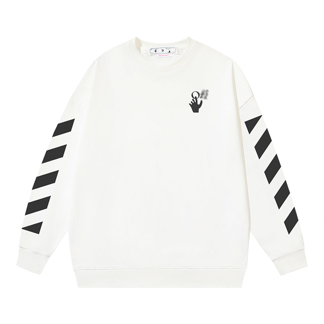 OFF-WHITELogo Print Sweatshirt - Premium Cotton Pullover