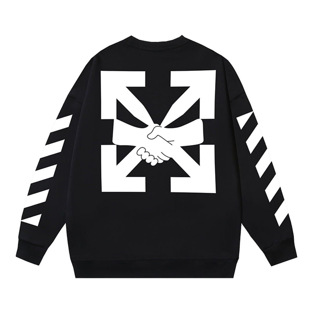OFF-WHITELogo Print Sweatshirt - Premium Cotton Pullover