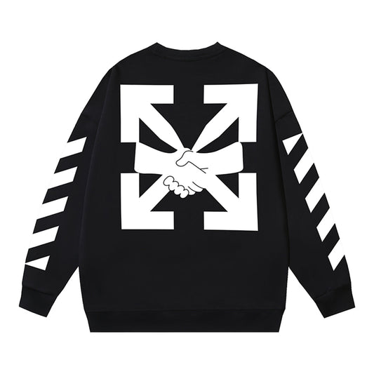 OFF-WHITELogo Print Sweatshirt - Premium Cotton Pullover