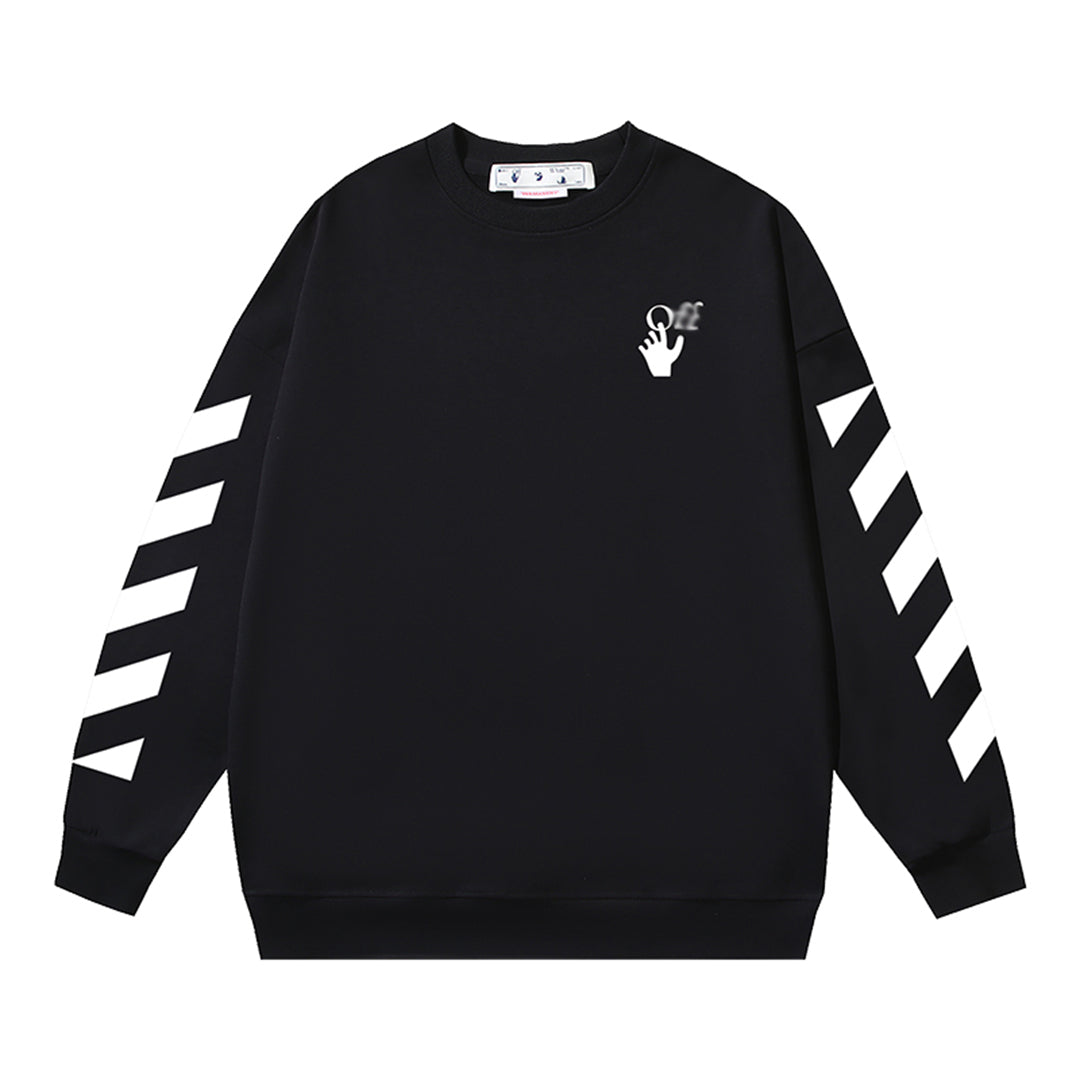 OFF-WHITELogo Print Sweatshirt - Premium Cotton Pullover
