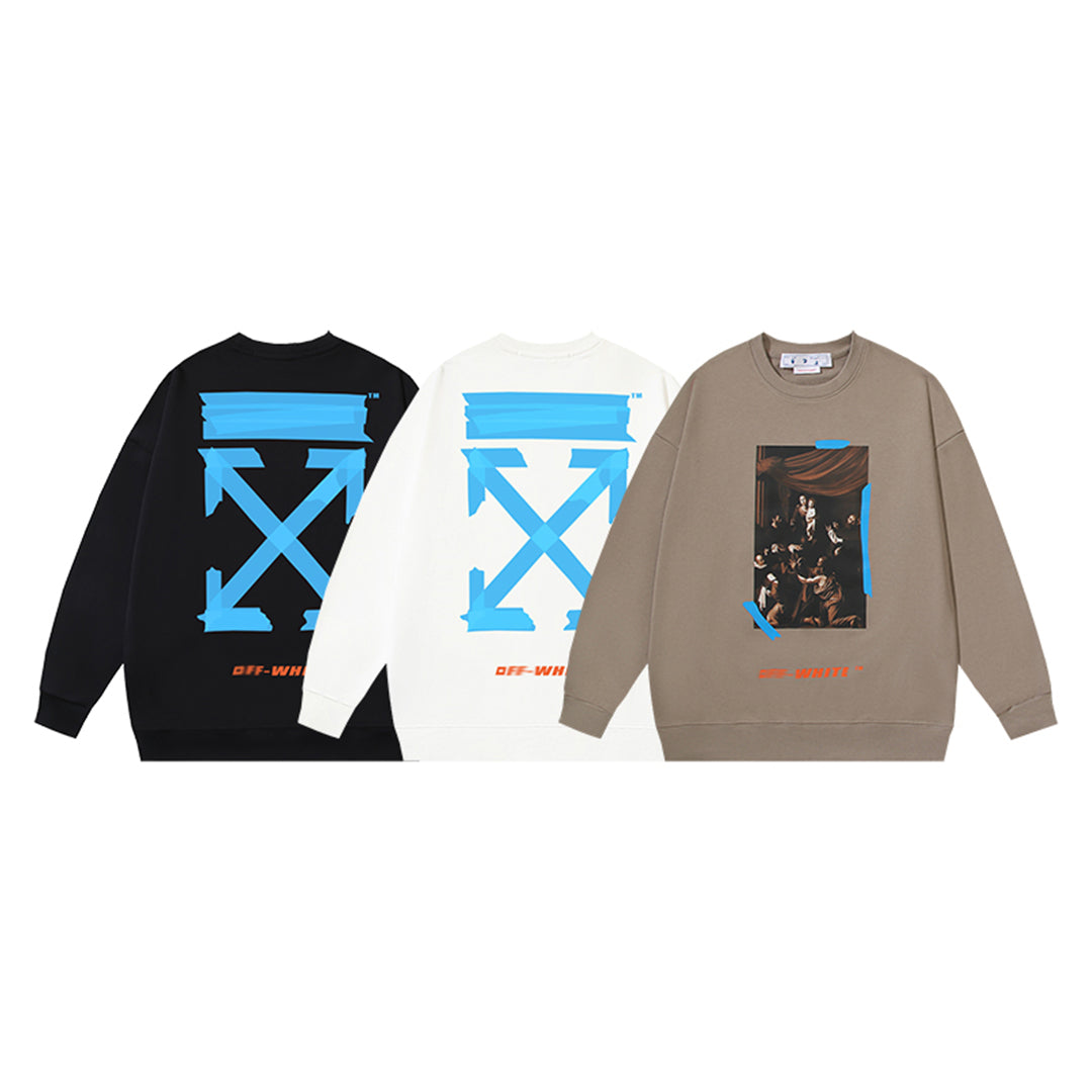 OFF-WHITEArrow Logo Oversized Sports Sweatshirt