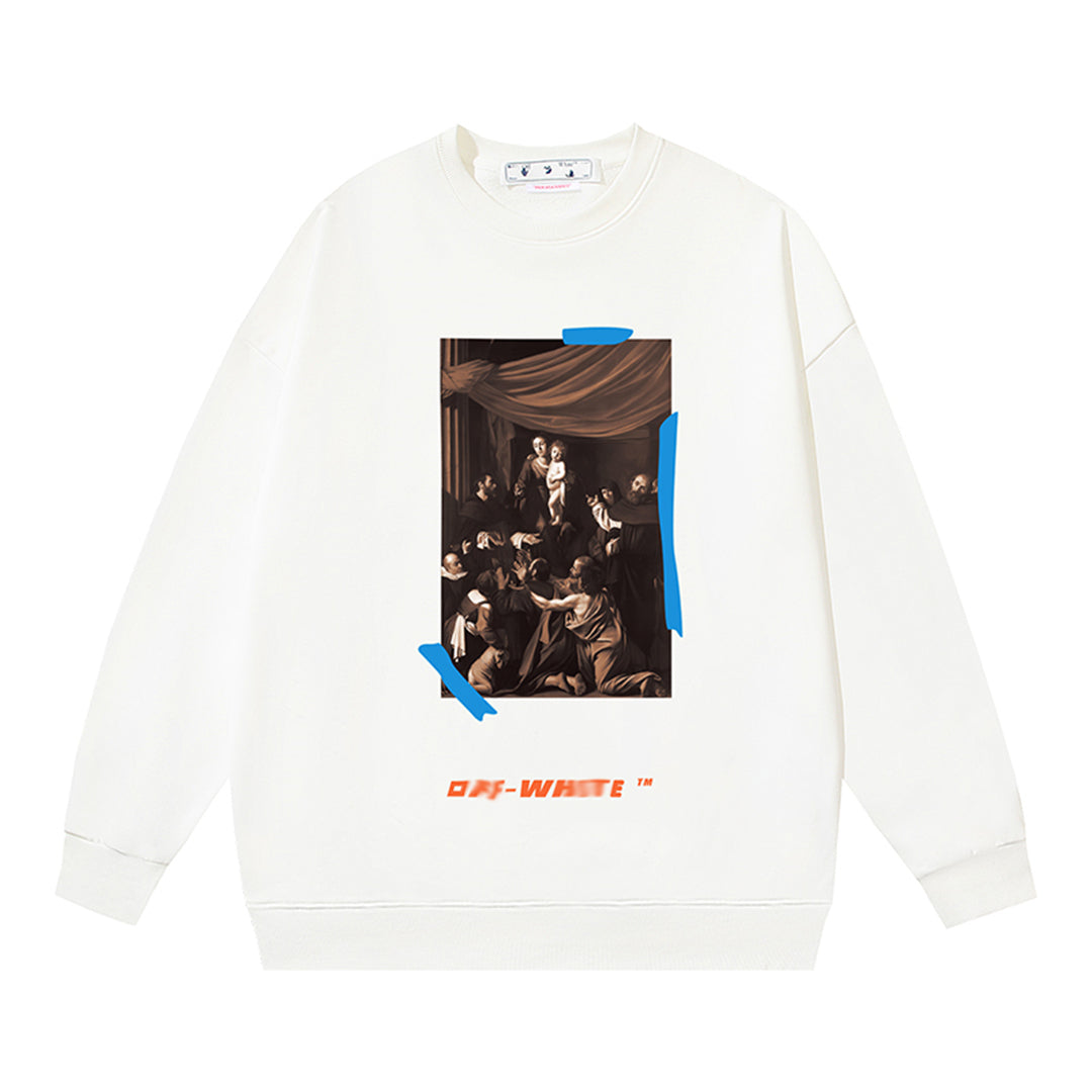 OFF-WHITEArrow Logo Oversized Sports Sweatshirt