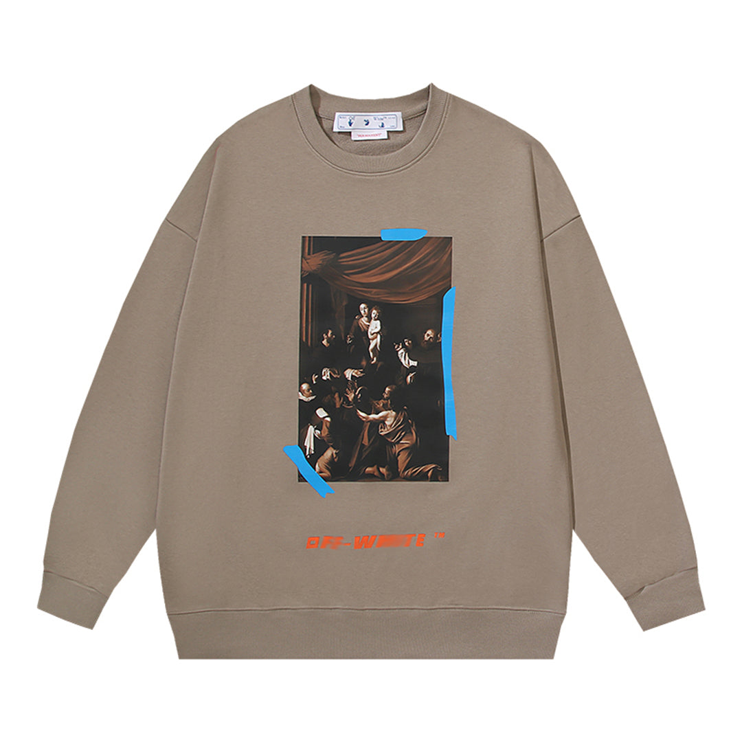 OFF-WHITEArrow Logo Oversized Sports Sweatshirt