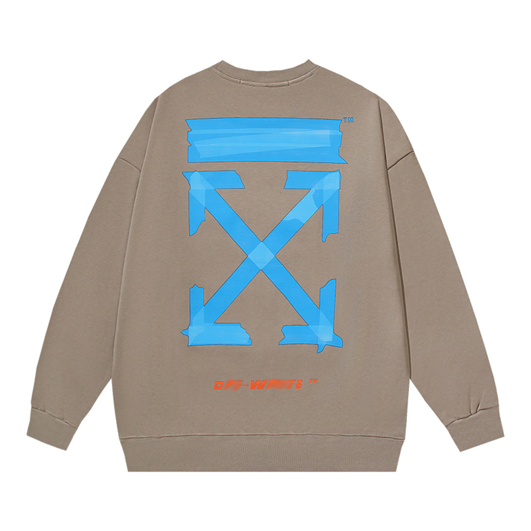 OFF-WHITELogo Print Sweatshirt - Premium Cotton Pullover