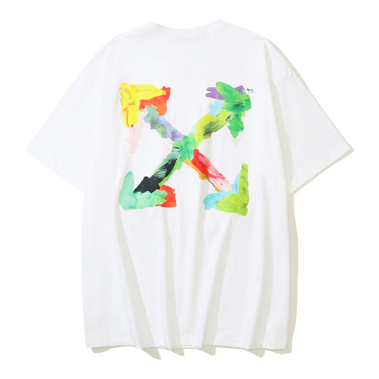 OFF-WHITELogo Print Cotton T-Shirt - Signature Streetwear Essential