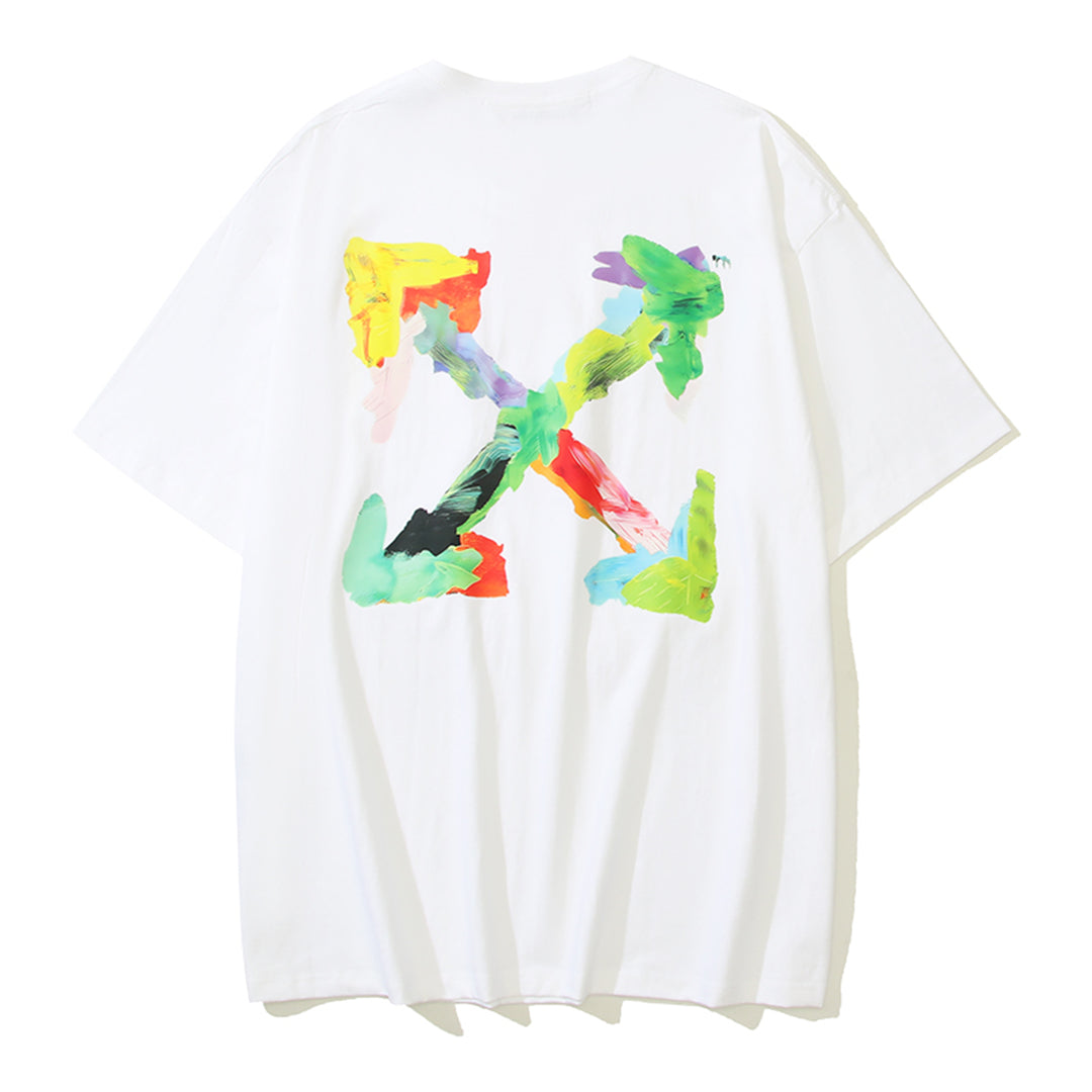 OFF-WHITELogo Print Cotton T-Shirt - Signature Streetwear Essential
