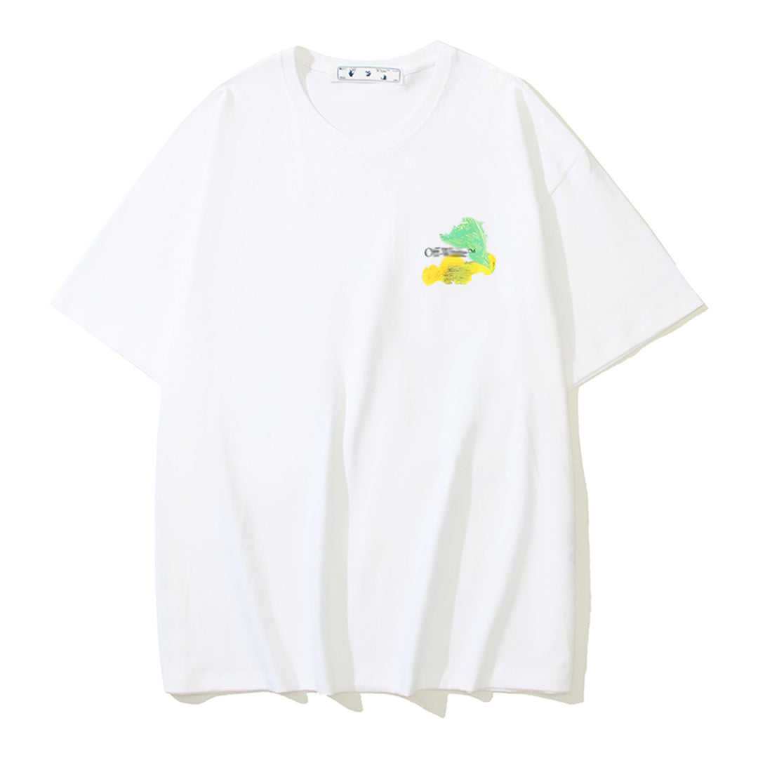 OFF-WHITELogo Print Cotton T-Shirt - Signature Streetwear Essential