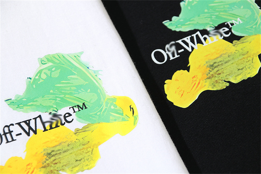 OFF-WHITELogo Print Cotton T-Shirt - Signature Streetwear Essential