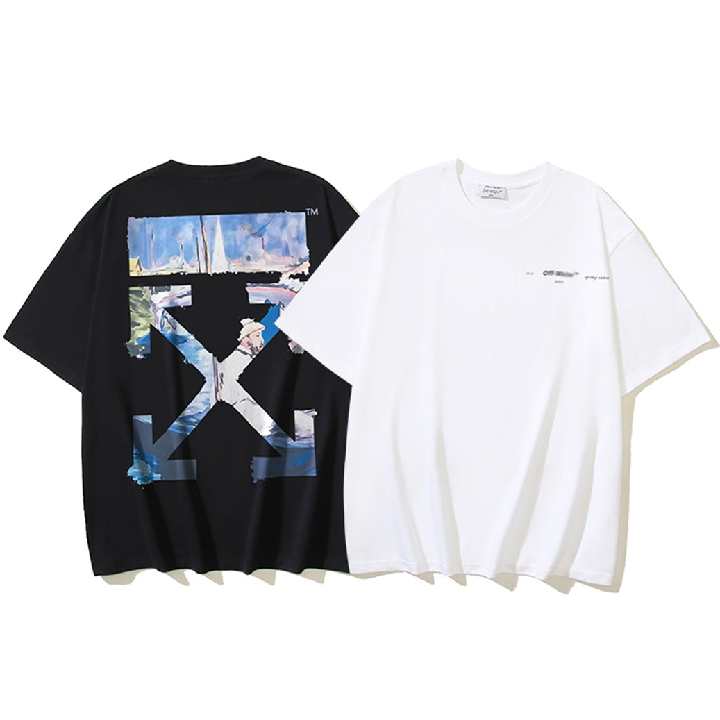 OFF-WHITEArrow Logo Print T-Shirt - Statement Piece