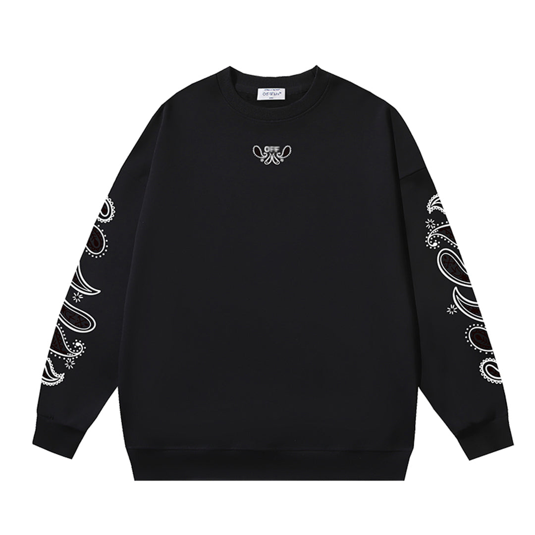 OFF-WHITELogo Print Sweatshirt - Premium Cotton Streetwear Essential