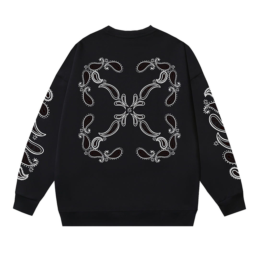 OFF-WHITELogo Print Sweatshirt - Premium Cotton Streetwear Essential